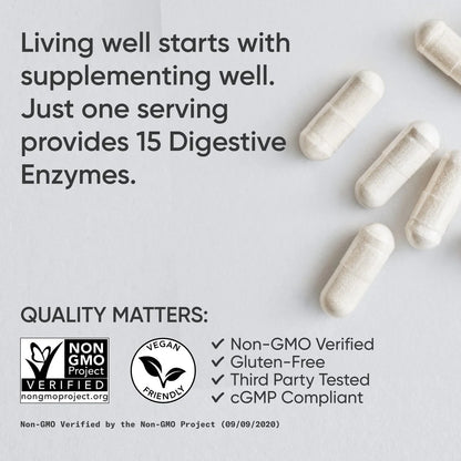 Digestive Enzymes + Probiotic (90 veggie capsules)