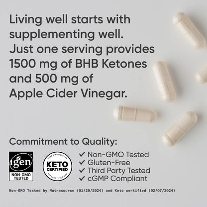 Keto+ACV (120 capsules)
