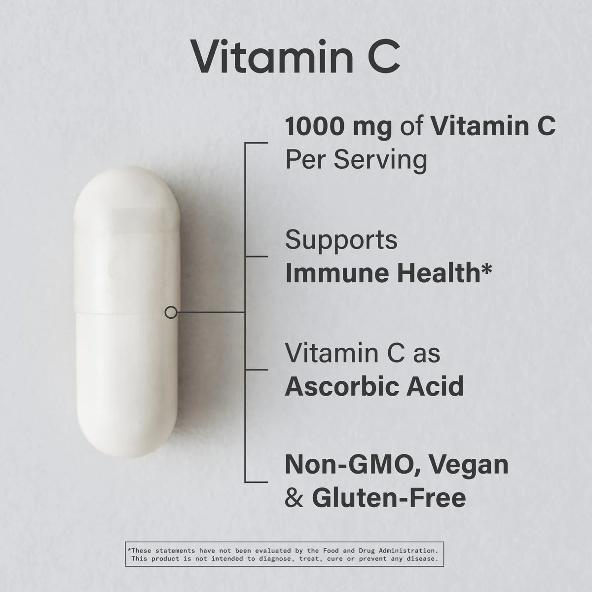 Vitamin C 1000mg (240 veggie capsules)
