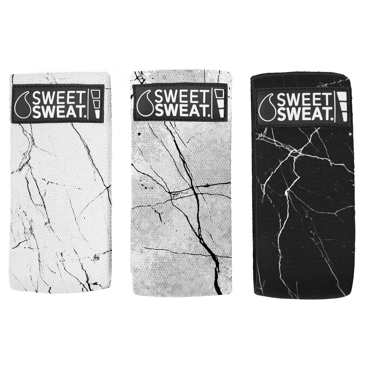 Sweet Sweat® Durable & Versatile Fitness Hip Bands 3PK