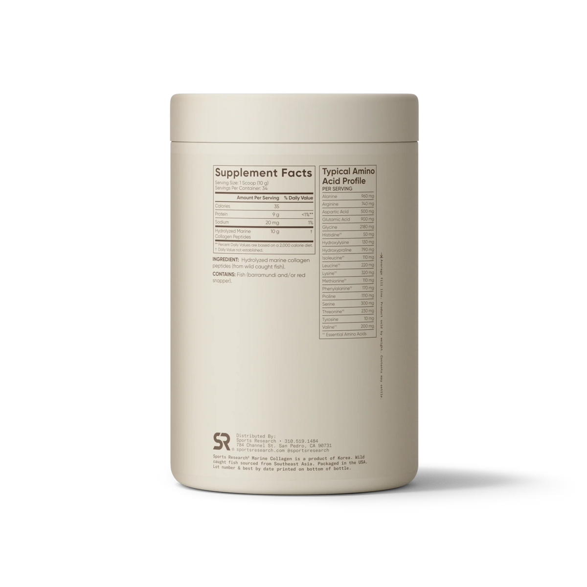 Marine Collagen Peptides (34 Servings) - 12oz