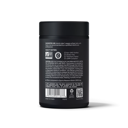 Biotin with Organic Coconut Oil