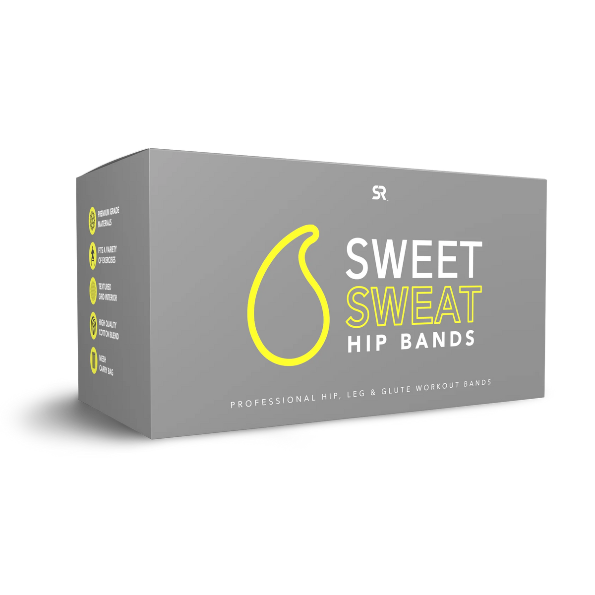Sweet Sweat® Durable & Versatile Fitness Hip Bands 3PK