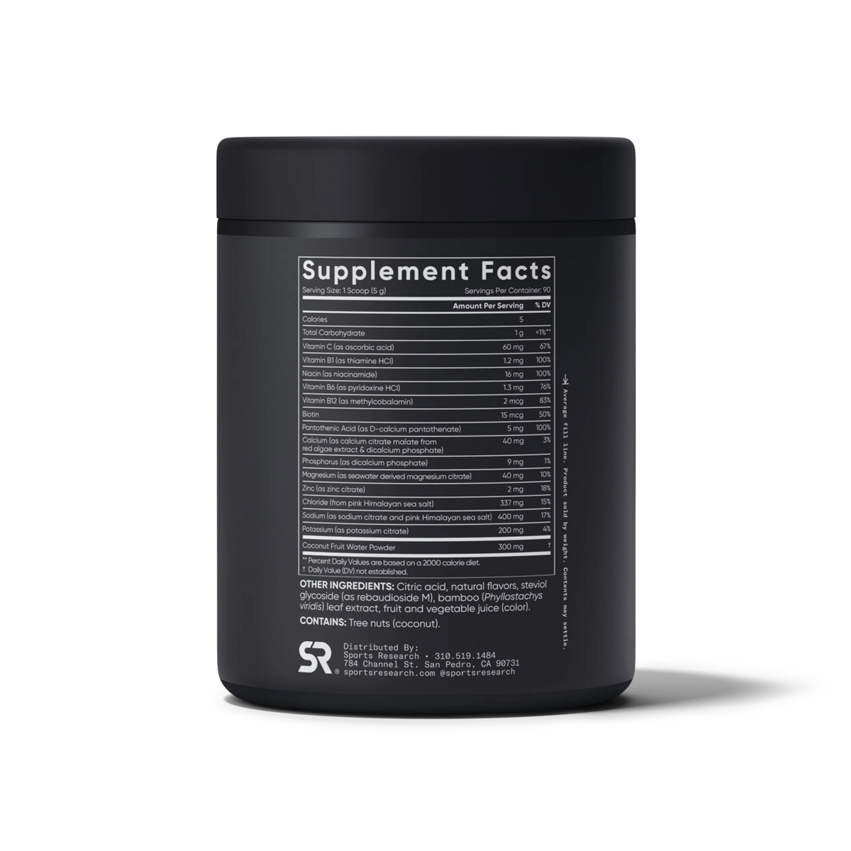 Hydrate Electrolytes Jar