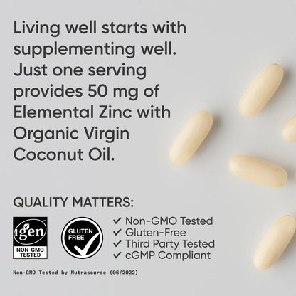 Zinc Picolinate with Coconut Oil